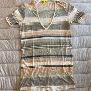 Long Tunic Striped T-shirt